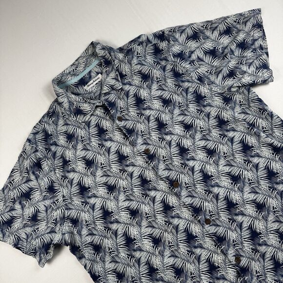 Tommy Bahama 100% Silk Hawaiian Floral Print Beach Button Down Shirt Mens 2XL - Picture 1 of 9